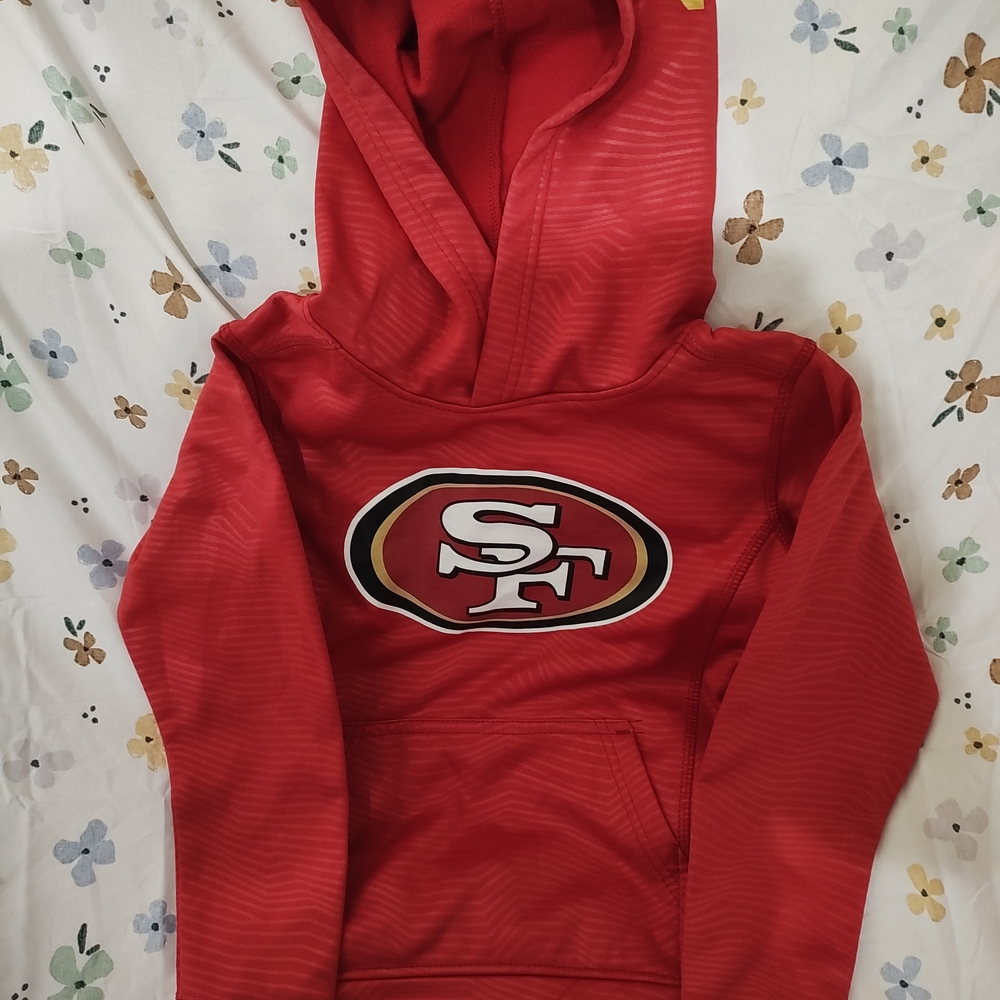 NFL Kids Red Hoodie with Team Logo